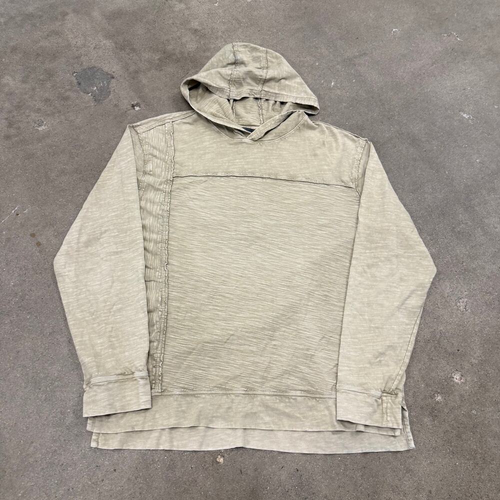 John Varvatos Pullover Men's Lightweight Hoodie Beige XXL Cotton